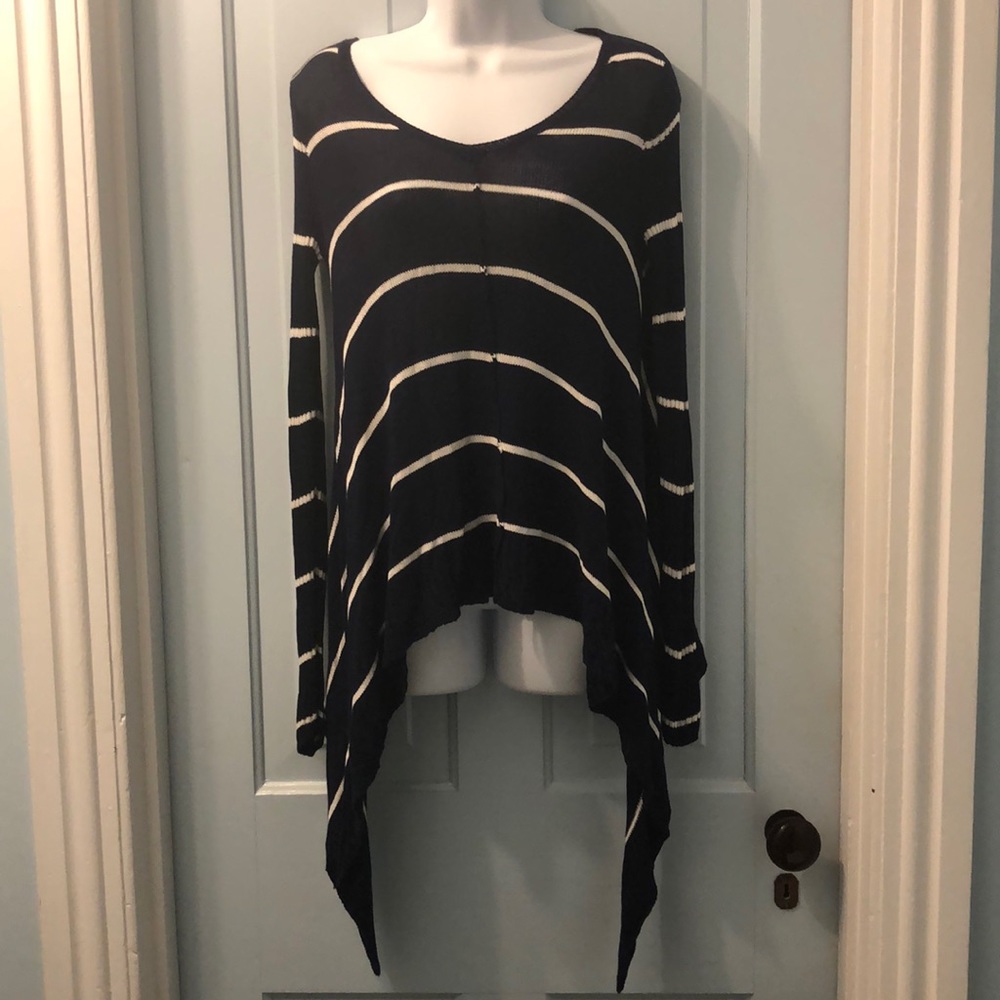 Lovemarks sweater striped long sleeve Sz XS